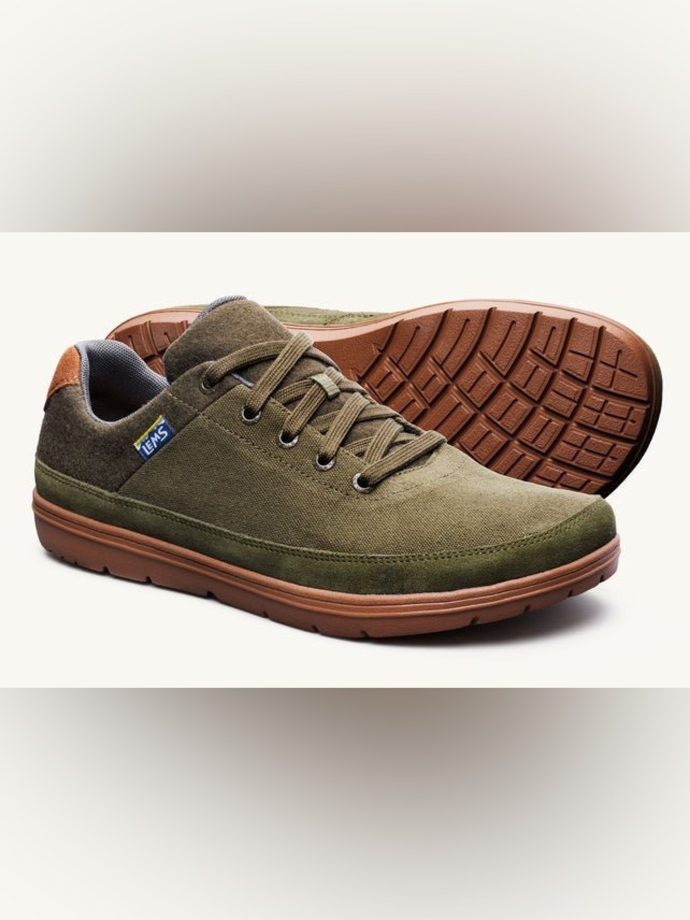 Men's Lems Chillum Canvas Casual Sneakers color - Spruce Size 11.5